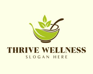 Herbal Leaf Salad Bowl logo