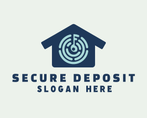 Biometric House Security logo design