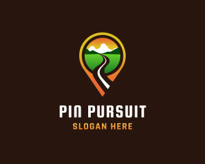 Road Location Pin logo