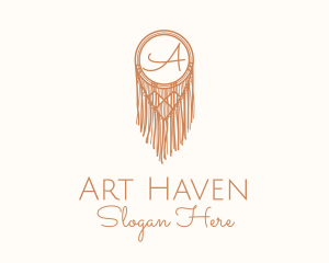 Art Tapestry Decoration logo design