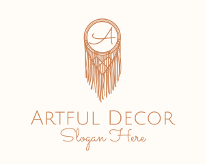 Art Tapestry Decoration logo design