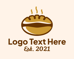 Bun - Coffee Bread Pastry logo design