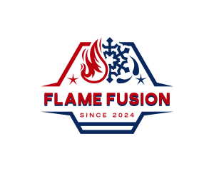 Hot Cold Ventilation logo design