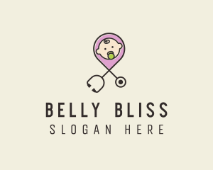 Infant Pediatric Doctor  logo design