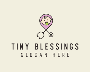 Infant Pediatric Doctor  logo design