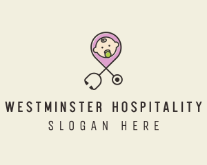 Infant Pediatric Doctor  logo design