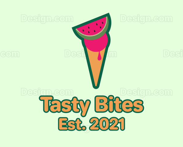 Watermelon Ice Cream Logo