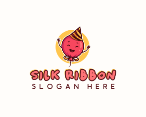 Balloon Party Celebration logo design