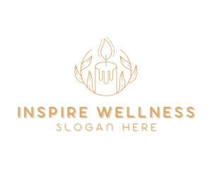 Candle Wellness Spa logo design