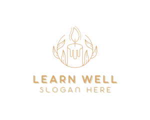 Candle Wellness Spa logo design