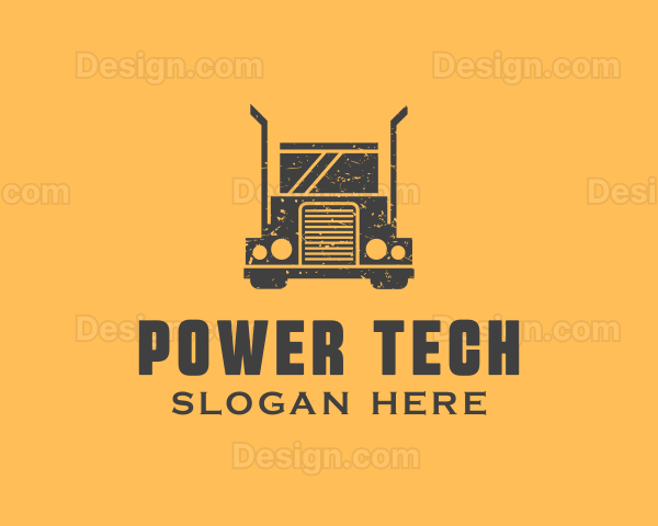 Trucking Shipping Logistics Logo