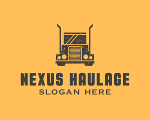 Trucking Shipping Logistics logo design