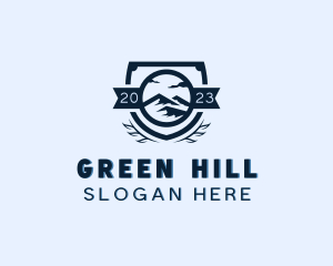 Outdoor Mountain Hills logo design