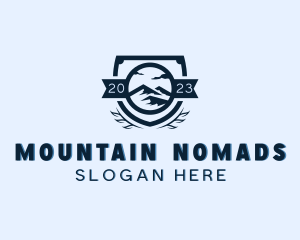 Outdoor Mountain Hills logo design