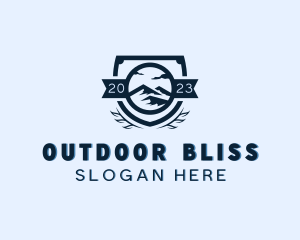 Outdoor Mountain Hills logo design