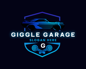 Car Garage Detailing logo design