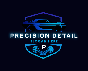 Car Garage Detailing logo design