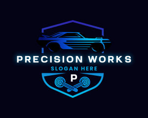 Car Garage Detailing logo design