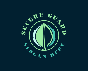 Natural Organic Leaf logo