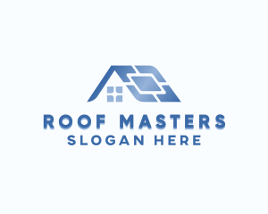 Roof Property Roofing logo design