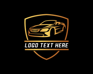 Luxury Convertible Car Racing logo