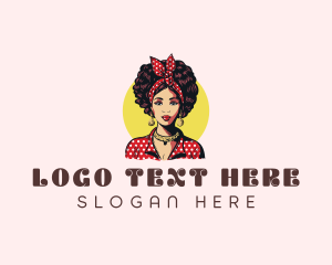 Retro Pinup Girl logo