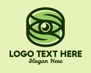 Herbs - Natural Eco Eye Lens logo design