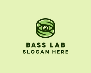 Natural Eco Eye Lens logo design