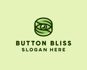 Natural Eco Eye Lens logo design