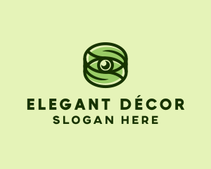 Natural Eco Eye Lens logo design