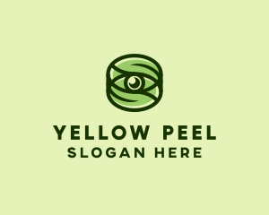 Natural Eco Eye Lens logo design