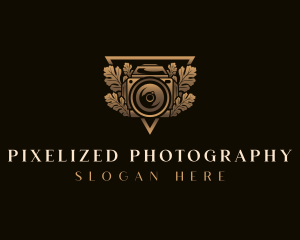 Camera Leaf Photography logo design