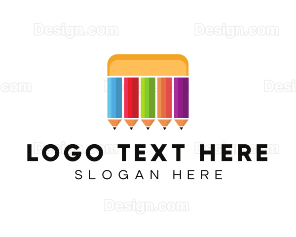 Art Color Pencils Logo