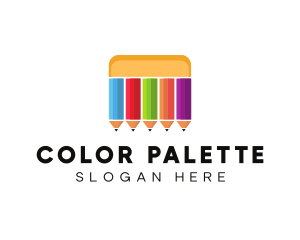 Art Color Pencils logo design