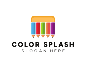 Art Color Pencils logo design