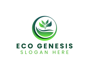 Nature Plant Leaf logo design