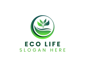 Nature Plant Leaf logo design