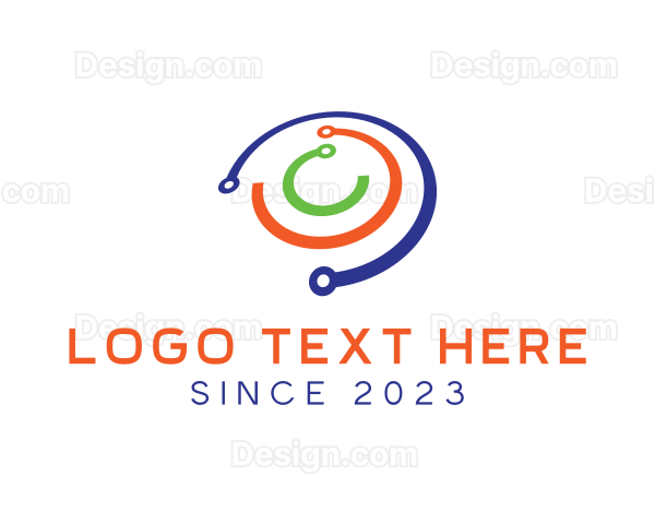 Multicolor Orbit Ring Logo