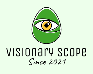 Optical Eye Egg logo design