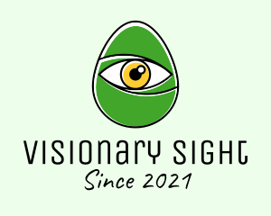 Optical Eye Egg logo design