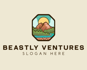 River Mountain Travel logo design