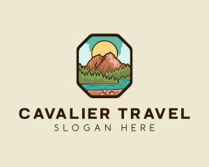 River Mountain Travel logo design