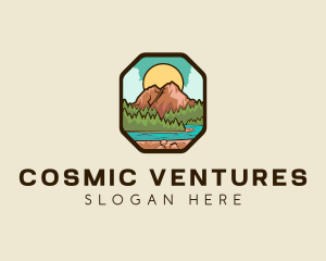 River Mountain Travel logo design