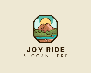 River Mountain Travel logo design