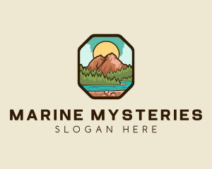 River Mountain Travel logo design