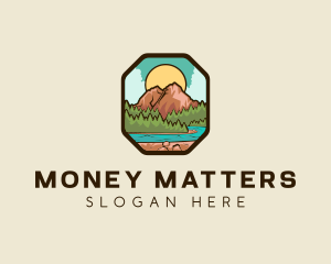 River Mountain Travel logo design