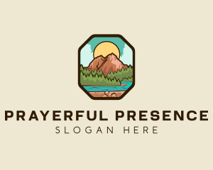 River Mountain Travel logo design