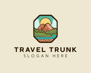 River Mountain Travel logo design