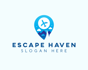 Airplane Travel Getaway logo