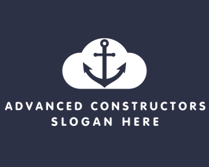 Sailor Anchor Cloud  logo design